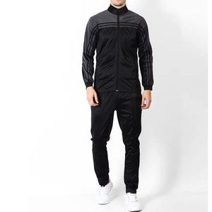 ชุดวอร์มซิปคุณภาพสูงแบบกำหนดเอง เสื้อแจ็คเก็ตวิ่งออกกำลังกาย ชุดวอร์มผู้ชาย ผ้าโพลีเอสเตอร์ ไนลอน เทคฟลีซ - Product Image 4