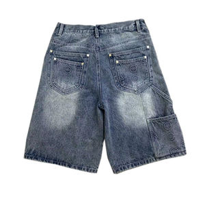 กางเกงยีนส์ขาสั้นผู้หญิงแฟชั่นดีไซน์เนอร์คุณภาพสูง เซ็กซี่ ไซส์ใหญ่ เอวกลาง ขาดๆ แบบลำลอง ผ้าฝ้าย สำหรับฤดูร้อน - Product Image 5