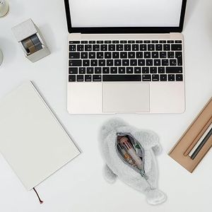 Graziosa Pochette in Peluche a Forma di Cane/Dinosauro per Donna, Borsa per Cosmetici e Astuccio, un Nuovo Elegante Aggiunto alla Moda - Product Image 5