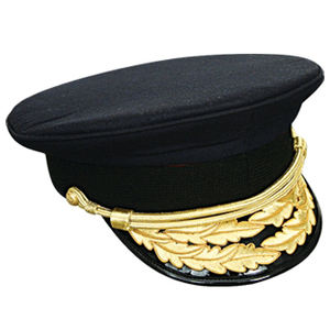 Gorra Clásica Vintage de Primera Calidad con Visera Bordada, Gorra Formal de Mezcla de Lana Personalizada para Coleccionistas, Uso Ceremonial y de Disfraces - Product Image 3