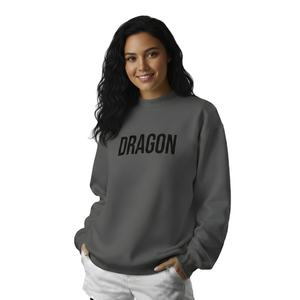 Sweat-shirt décontracté pour femme, col roulé oversize, en polaire, avec logo frontal, sans doublure, épaules tombantes, en polyester/coton, pour l'hiver - Product Image 1