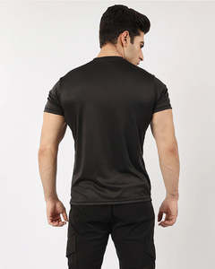 T-shirt de sport à manches courtes pour homme, respirant, à séchage rapide, anti-transpiration, design uni, pour course à pied et fitness - Product Image 6