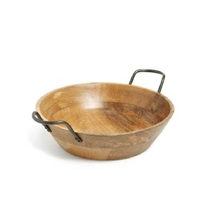 Nouveauté : Saladier en bois d'acacia, écologique, fait main, pour la cuisine et la salle à manger, bois naturel - Product Image 5