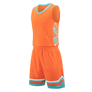 Conjunto de Uniforme de Baloncesto Sublimado Personalizado para Hombres y Jóvenes, Camisetas y Pantalones Cortos de Entrenamiento de Equipo de Tela de Malla Transpirable, Alta Calidad - Product Image 1