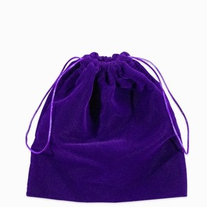 Colorful Custom Size Velvet Emboss logo Luxury Velvet Blinder Storage Bag Wig <b>Drawstring</b> Velvet Dust Bag - Product Image 1