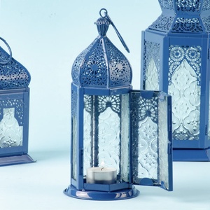 Lanternes à bougies marocaines en métal pour la décoration de la maison et les événements du Ramadan 2027 - Product Image 6