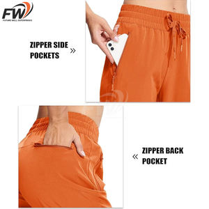 Pantalones de chándal holgados de peso pesado personalizados para mujer, pantalones de forro polar de pierna ancha, pantalones clásicos de pierna recta, pantalones jogger de hip hop para mujer - Product Image 4
