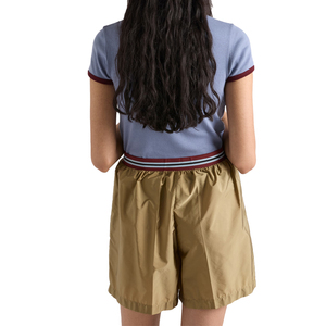 เสื้อยืดผู้หญิงทรงเข้ารูป ผ้าฝ้าย แต่งขอบตัดกัน สไตล์ลำลอง สตรีทแวร์ OEM เจอร์ซีย์ คุณภาพพรีเมียม เสื้อฤดูร้อน รับผลิตแบรนด์ส่วนตัว - Product Image 2