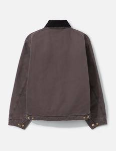 Veste de travail en toile de coton biologique 100% coton, coupe ample, style streetwear, fermeture éclair sur le devant - Product Image 6