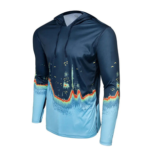 Nouveaux sweats à capuche respirants pour hommes, séchage rapide, pour la pêche, avec logo personnalisé, motif en fibre de bambou - Product Image 1