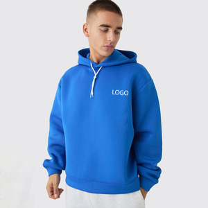 Premium Quality Oversized Double Layer Hoodie Unisex 100% Cotton Sports Casual Puff Print Drop Shoulder Low MOQ Hoodies - Product Image 1
