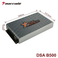 Amplificateur audio de voiture DSP professionnel, processeur de signal numérique 1 canal, amplificateur de classe AB 350W pour système audio entièrement actif