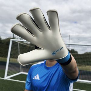 Guantes de Portero Profesionales en Oferta, con Impresión de Silicona en la Parte Posterior y Contacto de Látex en la Palma Delantera, Correa Extraíble, la Mejor Calidad - Product Image 3