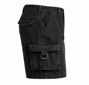 Pantalones Cortos de Mezclilla Premium para Hombre, Estilo Urbano de Verano, con Diamantes, Vintage, Casual, Hip Hop, Rectos, Lavados, con Apliques de Pedrería - Product Image 2