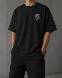 Custom Wholesale Blank 100% Cotton Knitted Breathable Anti-Pilling O-Neck Casual Regular Fit Solid Front Logo Short Sleeve - Product Image 3