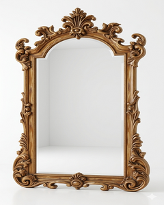 Traditional Style Multi-Functional Dressing <b>Table</b> Set with <b>Mirror</b> and Storage Drawers Bedroom Makeup <b>Vanity</b> Dresser - Product Image 2