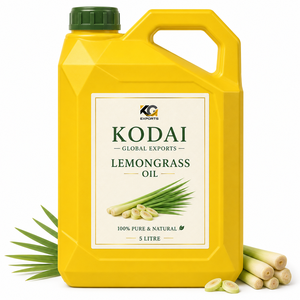 Aceite Esencial de Limoncillo de Tamil Nadu 100% Puro y Natural de Primera Calidad, Destilado al Vapor, para Aromaterapia y Cuidado Facial, Kodai Global Export - Product Image 1