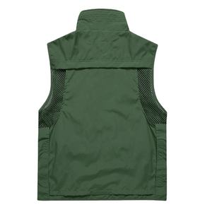 Chaleco de Verano con Cierre Completo, Malla Transpirable, Múltiples Bolsillos, para Hombre, Chaqueta sin Mangas Informal con Muchos Bolsillos - Product Image 2