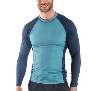Factory Direct Supplier Gym Wear <b>Men</b> Rash Guard Professional Manufacture Stylish Design <b>Men</b> Rash Guard <b>For</b> Adults - Product Image 1