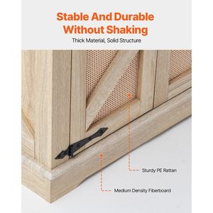 Tavolino in Rattan rettangolare a 2 livelli per il soggiorno per l'arredamento della tua casa - Product Image 5