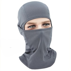 Balaclava unisexe couvrant tout le visage pour usage extérieur 54-56CM en polyester noir gris vert olive - Product Image 3
