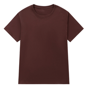 T-shirt décontracté sport en coton pur 220g, col rond, grande taille, coupe ample, design personnalisé avec logo OEM, tendance et de marque - Product Image 2