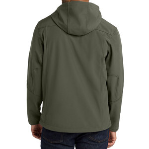 Men's Outdoor Waterproof Softshell Hooded Jacket Fleece Windbreaker for Hiking & Camping Windproof Winter <b>Coat</b> <b>Zipper</b> Closure - Product Image 6
