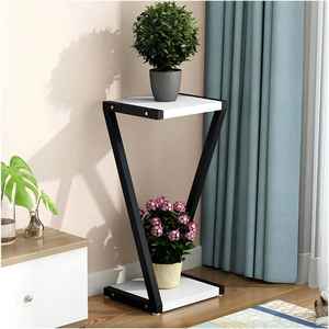 Support à plantes en bois rustique vintage, étagère à plusieurs niveaux pour plantes d'intérieur, support pour pot de fleurs, étagère de présentation pour la décoration de la maison - Product Image 5