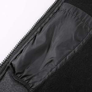 Nueva Llegada, Sudaderas con Capucha Casuales para Hombre, Sudaderas de Invierno de Alta Calidad, con Cierre, de Algodón, en Color Negro y Gris, MOQ Bajo - Product Image 6