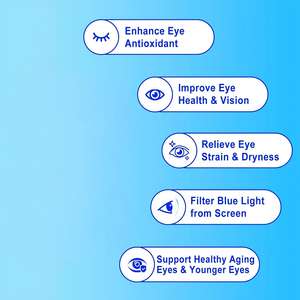 Gomitas <span class=keywords><strong>de</strong></span> Arándano con Luteína, Astaxantina, <span class=keywords><strong>Vitamina</strong></span> <span class=keywords><strong>C</strong></span> y E, Suplemento Dietético para el Bienestar Diario, Fórmula OEM - Product Image 5