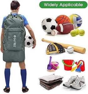 Extra <b>Large</b> Mesh Ball Bag with Shoulder Straps Heavy Duty Soccer Equipment Storage for Basketball and Volleyball sports <b>backpack</b> - Product Image 3