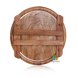 Cesto de ropa de madera grande, cesto de madera para ropa sucia, cesta de madera para almacenamiento en el baño, cesta de madera para toallas. - Product Image 2