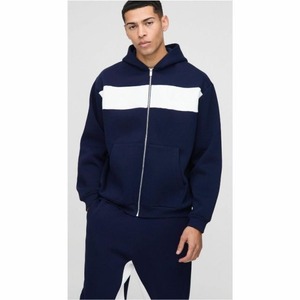 Conjunto deportivo de dos piezas con logotipo personalizado para hombre, sudadera con capucha y pantalones de chándal, traje deportivo profesional de primera calidad para hombre - Product Image 4