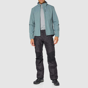 Veste de ski softshell zippée pour homme, personnalisable sur le devant, imperméable, coupe-vent, respirante, à capuche, hiver, décontractée, haute qualité - Product Image 6