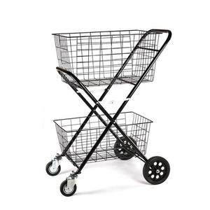 Exclusive Iron Kitchen Trolley Utility <b>Cart</b> Featuring Strong Metal Construction And Elegant Kitchen Organization Style - Product Image 4