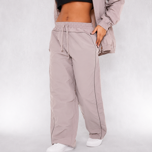 Conjunto Deportivo para Mujer, Tallas Grandes, Ecológico, Ligero, Transpirable, Estampado, Cortavientos, Color Sólido, Manga Larga, Cuello Alto, Malla - Product Image 5