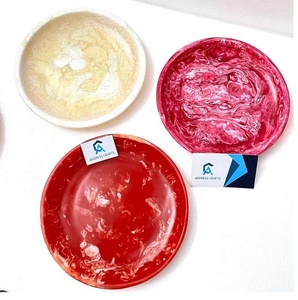 Nouveau Design Résine Artisanat Assiettes Classique Élégant À La Main En Gros Résine Assiettes De Service Nouvelle Arrivée Au Prix De Gros Plateaux - Product Image 1