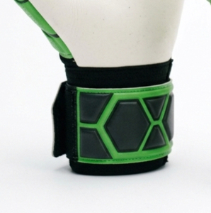 Gants de gardien de but de football en cuir PU, fermeture auto-agrippante, unisexe, protection sportive - Product Image 3