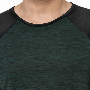 Men's <b>Raglan</b> Sleeve T-Shirt Solid Color O-Neck Quick Dry Slim Fit Sporty Style Knitted Polyester Short Sleeve Workout <b>Top</b> - Product Image 5