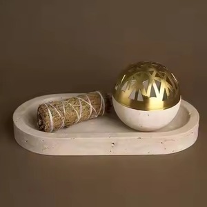 Nouveau design tendance, brûleur à bakhoor miniature en résine époxy et bois, fait main, finition polie, mabkhara personnalisée pour le Ramadan, l'Aïd et les fêtes - Product Image 5