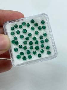 Boucles d'oreilles pendantes émeraude de haute qualité et pendentif en pierre précieuse naturelle, bijoux fins, vert 5,31 carats taille brillant, pour cadeau, prix de gros - Product Image 2