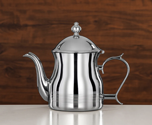 Cafetera Turca/Griega/Árabe Antigua de Cobre con Asa de Madera, para 4 Porciones, Cafetera para Estufa con Asa de Madera - Product Image 3