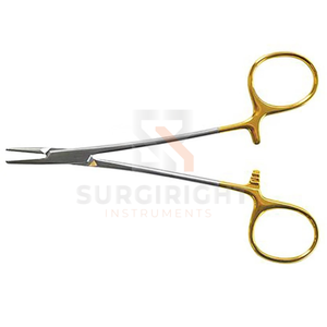 Manual Surgical Derf TC Needle <b>Holder</b> Forceps Tungsten Carbide Inserts Serrated Tip Accurate Needle <b>Control</b> Instrument Set - Product Image 2