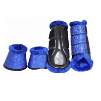 Venta al por mayor de productos de equitación personalizados, superventas, equipo ecuestre equino, botas de campana para caballos