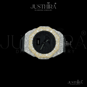 Reloj de Lujo con Bisel de Diamantes Moissanite VVS, Joyería Hiphop de Plata 925 Unisex para Bodas y Fiestas al Precio Más Bajo - Product Image 3