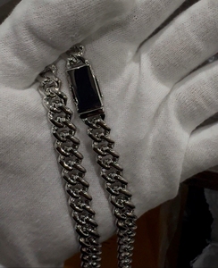 In USA Warehouse <b>Iced</b> <b>Out</b> Hip Hop Silver S925 10mm FL Moissanite Diamond GRA Certificate Miami Cuban <b>Chain</b> & Bracelet Man Style - Product Image 5