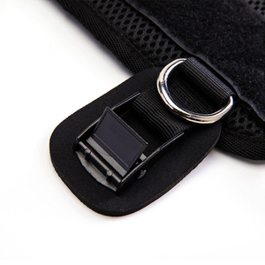Custom Logo Ankle Straps with Foot Harness Support Double D-<b>Ring</b> Cable Attachment Leg Cuffs Supplier - Product Image 4
