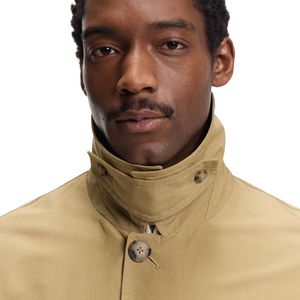 Manteau Trench Mi-Long pour Homme Nouvelle Collection Automne 2026 Marque Tendance Vêtement Décontracté Respirant Écologique 100% Coton - Product Image 3