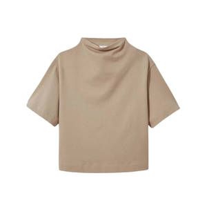 Sweat-shirt en coton à col montant de luxe Pull streetwear surdimensionné personnalisé - Product Image 2