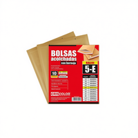 Enveloppes à bulles N5 Kraft pour envoi postal, épaisseur 4 mm, modèle 063896, fabriqué en Espagne
